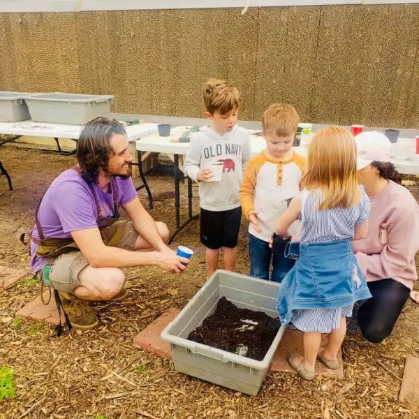 Gardening classes are available for children to explore