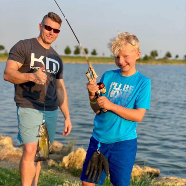 Enjoy a father & son fishing experience at our stocked lake