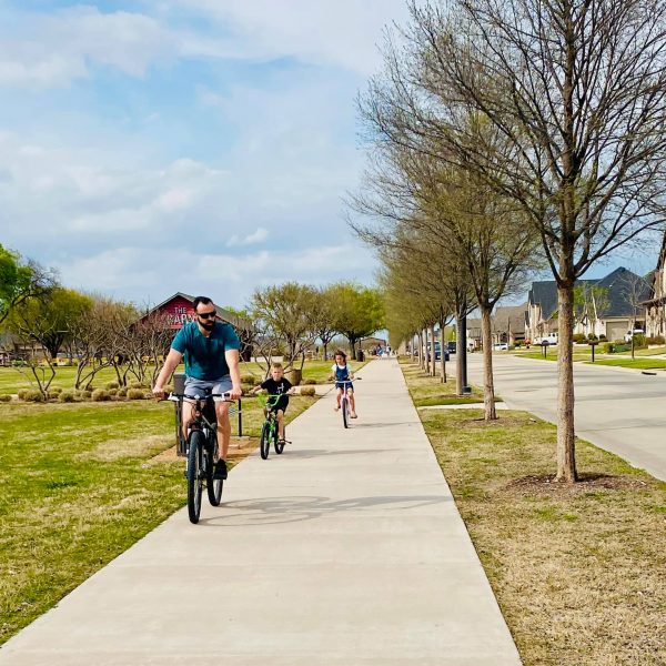 Miles of running and biking trails