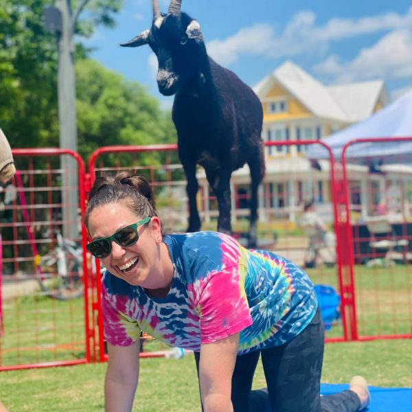 Goat yoga is always a good time!