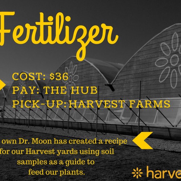 Harvest Blog: It’s Time to Fertilize!