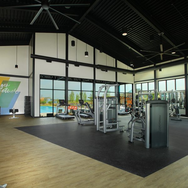 A state of the art gym and fitness center is onsite at Harvest 