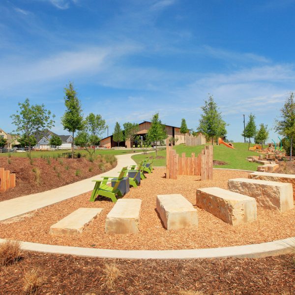 Acres of parks and green space within the community