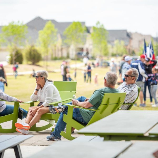 Many events happen on the community lawn