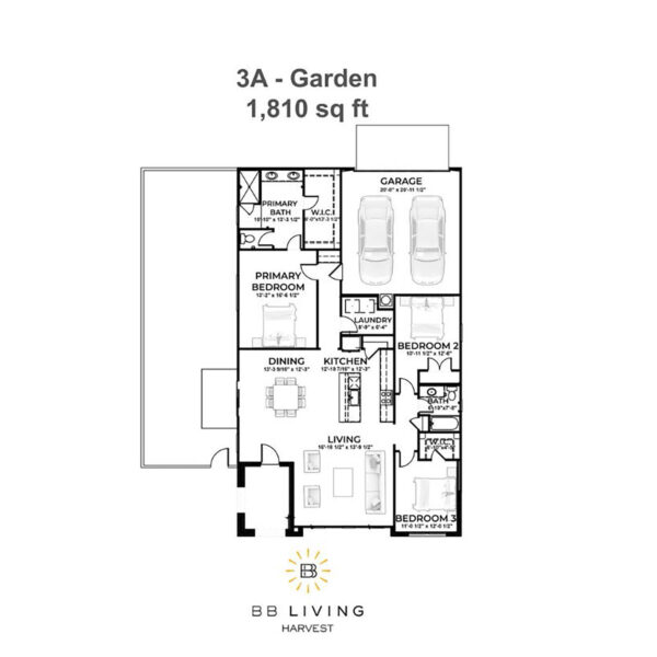 BB Living - Homes for Rent Floorplan 3A