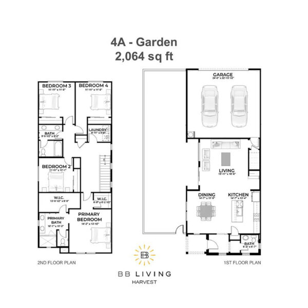 BB Living - Homes for Rent Floorplan 4A